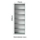 thumbnail image 3 of Estante Librero Organizador Madesa 6908 con 6 Nichos Gris, 3 of 10
