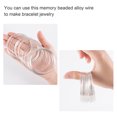 thumbnail image 3 of BENECREAT 500 Loop Silver Jewelry Memory Beading Wire Bangle Bracelet Wire for Bracelet DIY Jewelry Making - 22 Gauge 60mm, 3 of 7