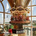 thumbnail image 6 of RyanK Christmas Decorations Christmas GiftsSanta Claus Carousel Decoration Festival Christmas Decoration, 6 of 6