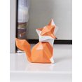 thumbnail image 2 of Art Fox estatua decoración estatuilla Fox escultura artes resina Animal regalo 10 cm TUNC Sencillez, 2 of 5
