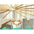 thumbnail image 5 of Cylinder Tripod Clothes Drying Rack - 16 Expandable Rods | Standing Octopus Drying Rack Clothing | Space Saving Master | Collapsible Compact for Laundry Room Household & Indoor | Solid Wood, 5 of 8