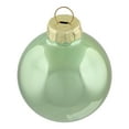 thumbnail image 6 of Northlight 2-Finish Christmas Glass Ball Ornaments - 1.75" (45mm) - Fern Green - 10ct, 6 of 9