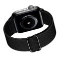 thumbnail image 3 of Correa de reloj ajustable de nailon elástico transpirable suave correa de reloj de moda para Iwatch negro 1.5 pulgadas 1.6 pulgadas 1.61 pulgadas, 3 of 12