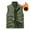 Army Green Fleece, variant on Dovford Men's Lightweight Softshell Vest Outerwear Windproof Sleeveless Jacket for Golf Running Hiking