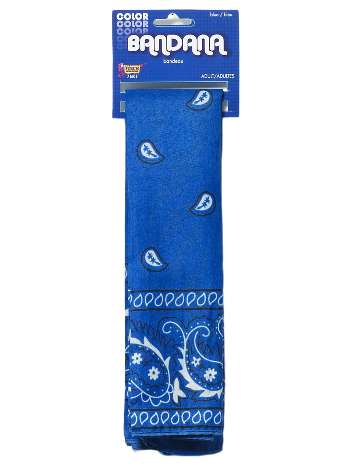 Blue Bandana Halloween Costume Accessory