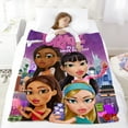 thumbnail image 5 of Bratz Girls-Anti-Pilling Flannel Blanket Soft Lightweight Plush Fuzzy Cozy Luxury Blanket for Home and Kitchen Use – Perfect for Kids and Adults30"X40", 5 of 6