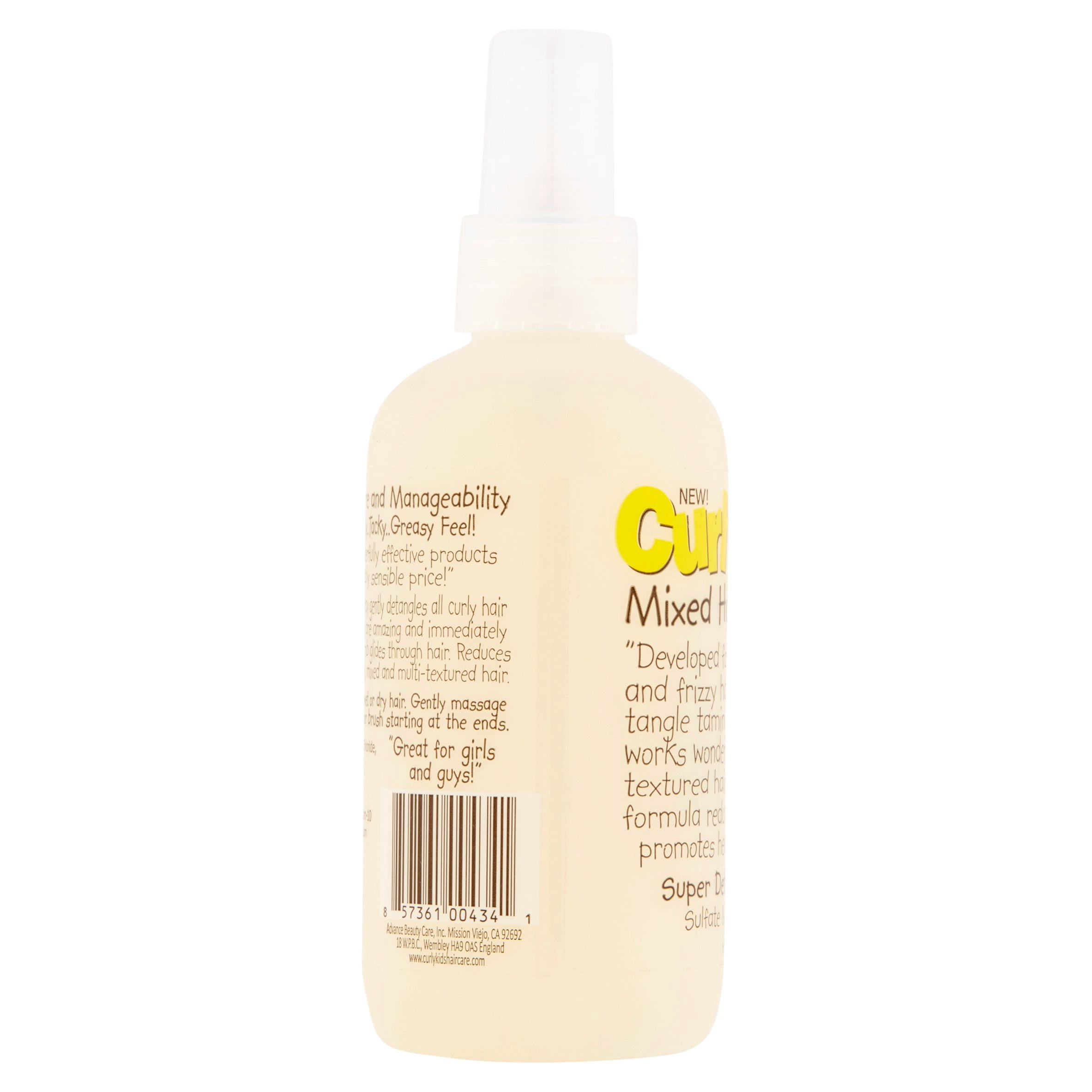 Curlykids Mixed Hair Haircare Super Detangling Spray 6 0 Oz