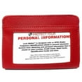 thumbnail image 2 of Red Lock Wallet RFID Blocking Wallet, Protection From Identity Theft, 2 of 9
