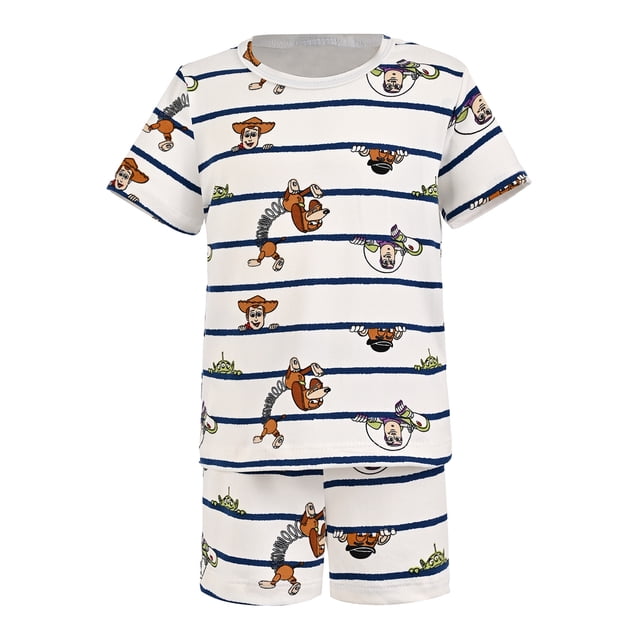 Pijama Disney Para Niño Rayas Estampado Personajes Toy Story Blanco Talla 3X 2 Piezas