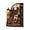 Baks Study, variant on 3D Creative Bookend DIY Wooden House Decorative Model Miniature Booknook Building Set Warm LED Lighting Hand Assembled Bookshelf Display Decor Gift For Adults- Countryside Coffee House