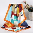 thumbnail image 3 of AWAYTR 35" Large Square Satin Head Scarf - Silk Hair Scarf Square Hair Bandanas Women Sleeping Head Wraps, 3 of 5