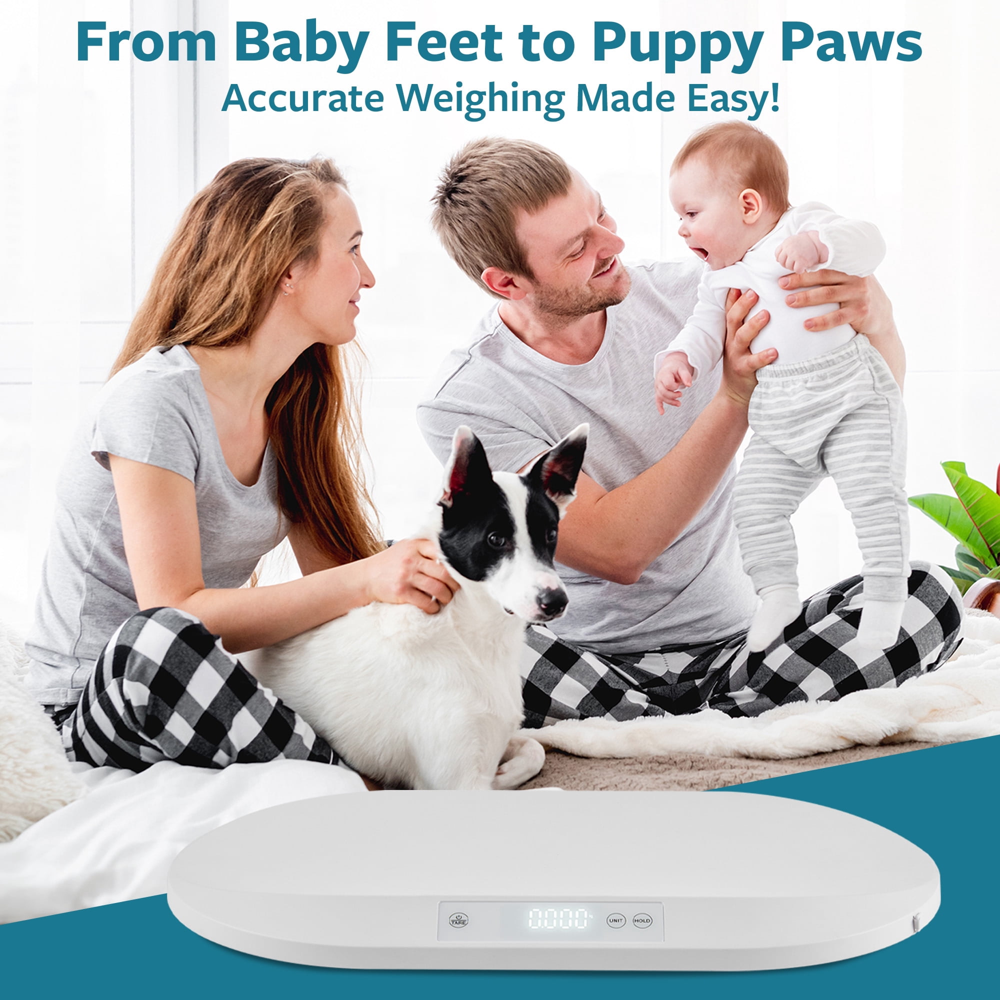 Smart Weigh Accurate Digital Baby and Pet Scale  - 40kg Capacity