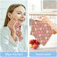 thumbnail image 7 of Dreamtimes 6 PCS Rose Gold Glitter Fish Scale Washcloths, 12 X 12 Inches Cotton Wash Cloths, Highly Absorbent and Soft Face Towels for Bathroom,Gym,Hotel and Spa, 7 of 7