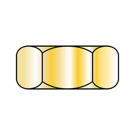 

1/2-13 Finished Hex Nut Zinc Yellow (Pack Qty 500) BC-50NFY