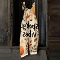 thumbnail image 6 of Halloween Jumpsuits for Women One Piece Sleeveless Floral Print Linen Rompers Pants with Pocket Baggy Overalls, 6 of 6