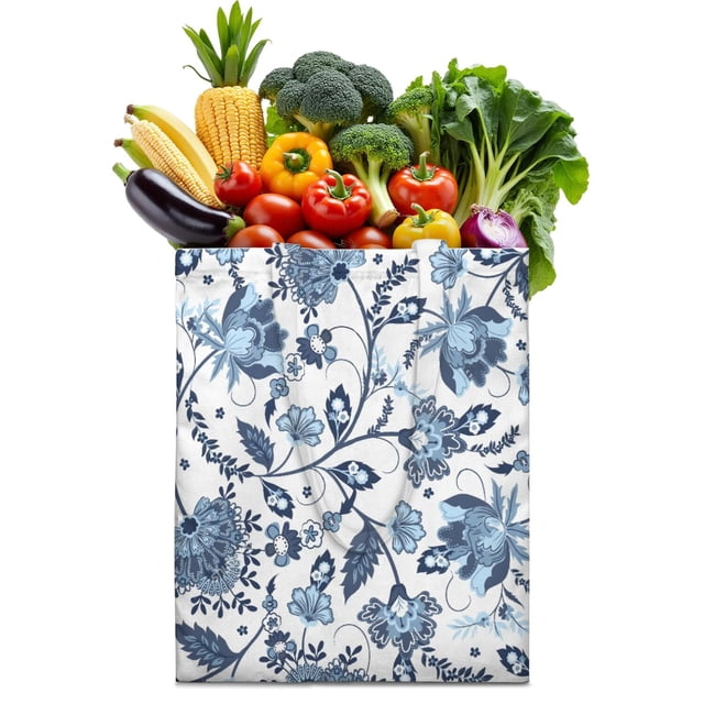 Sac de Magasinage en Toile Tribale Symétrique – Fourre-Tout Réutilisable Boho Chic