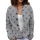 thumbnail image 1 of Jersey tipo cárdigan Akivide de punto con estampado floral de otoño para mujer, 1 of 2