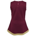 thumbnail image 3 of Girls Youth Garnet Florida State Seminoles Cheer Captain Jumper Dress, 3 of 3
