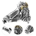thumbnail image 2 of MasteelfCA Men Ring Monkey Ring Cool Finger Ring Personalized Ring Creative Ring Jewelry, 2 of 7