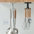 thumbnail image 3 of PENGXIANG Punch-Free Rotatable Home Kitchen Dishware Utensil Storage Hanger Hanging Hooks, 3 of 10