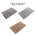 thumbnail image 4 of Advancent Chenilla de poliéster con suelo antideslizante, resistente a la nieve y al agua, resistente a la humedad y antideslizante. Juegos de accesorios de baño Gris plateado 50*80 cm, 4 of 6