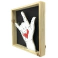 thumbnail image 3 of Wooden Love Finger Sign Decorative Wall Art, 3 of 5