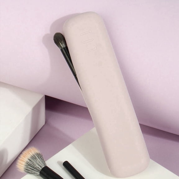 Travel Makeup Bag - Portable Silicone Brush Holder for Cosmetics and Makeup Tools Organizer - Sleek and Soft Design for Beauty