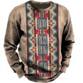 thumbnail image 1 of Gibobby Sudaderas para hombre Sudadera de manga larga con cuello redondo para hombre, para otoño e invierno(A,M), 1 of 3