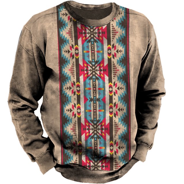 Gibobby Sudaderas para hombre Sudadera de manga larga con cuello redondo para hombre, para otoño e invierno(A,M)