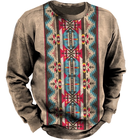 Vedolay Men's Hoodie Sweatshirt Pullover Long Sleeve Crewneck Men Striped Pullover Tops A,M