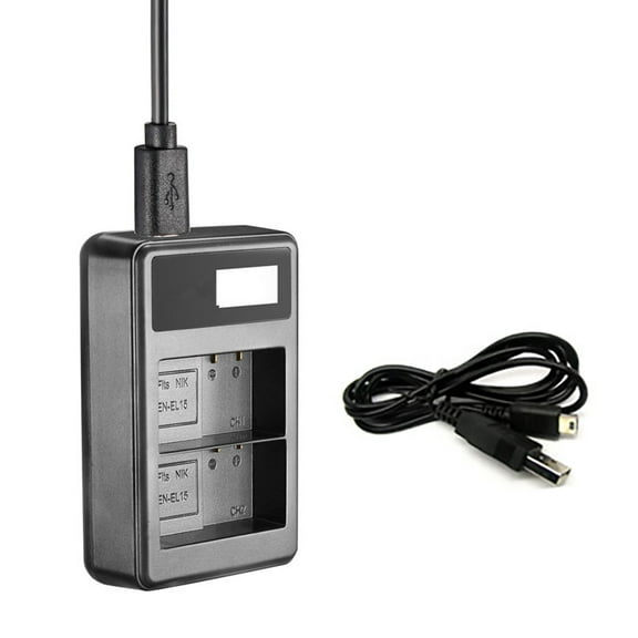 Camera Battery Charger   LCD Charger for Nikon D500 D600 D800 D800E D7000 D7100 Spare Part