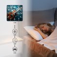 thumbnail image 4 of 12 Inch Wall Clock Battery Operated Silent Clock Decorative for Office, Kitchen, Outdoor, Living Room，Electric Guitar Music Abstract Style, 4 of 4