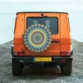 thumbnail image 6 of Logiee Round Mandala1 Print Spare Tire Cover, Universal Wheel Protectors,Waterproof Dust-Proof UV Sun Wheel Tire Cover,Fit for SUV, RV, Travel Trailer, Truck-17 inch, 6 of 6