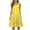 001 Yellow, variant on bnaln Summer Dresses for Women 2025 Loose Beach Vacation Casual Crew Neck Sleeveless Tank Dress Plus Size Pleated Smock A-Line Flowy Sundresses Loose Coverup Mini Dress