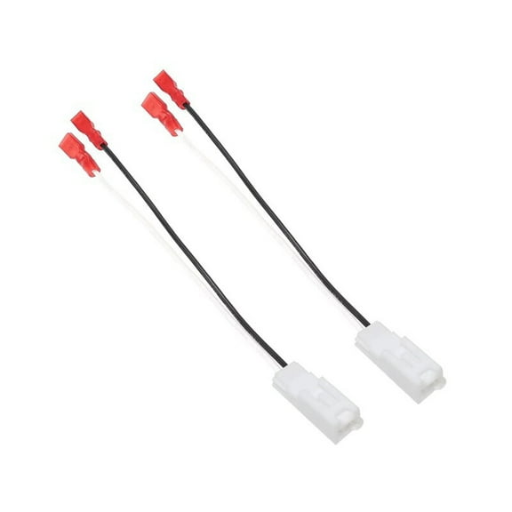 BIBABLYKE 2pcs/4pcs Car Tweeter Front Speaker Wire Adapter Replacement Speaker Wire Harness Connector Adapter