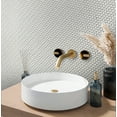 thumbnail image 2 of 5 pack White 12-in x 12-in Matte Recycled Glass Basketweave Patterned Mosaic Wall Tile (4.79 sq ft/case), 2 of 4