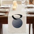 thumbnail image 3 of Table Runners 72 Inches Long Dress Scarves, Abstract Art Sun Farmhouse Kitchen/Dining Table Runner, Coffee Tablerunners, Modern Art Black Round Rustic 16x72 Inch, 3 of 9