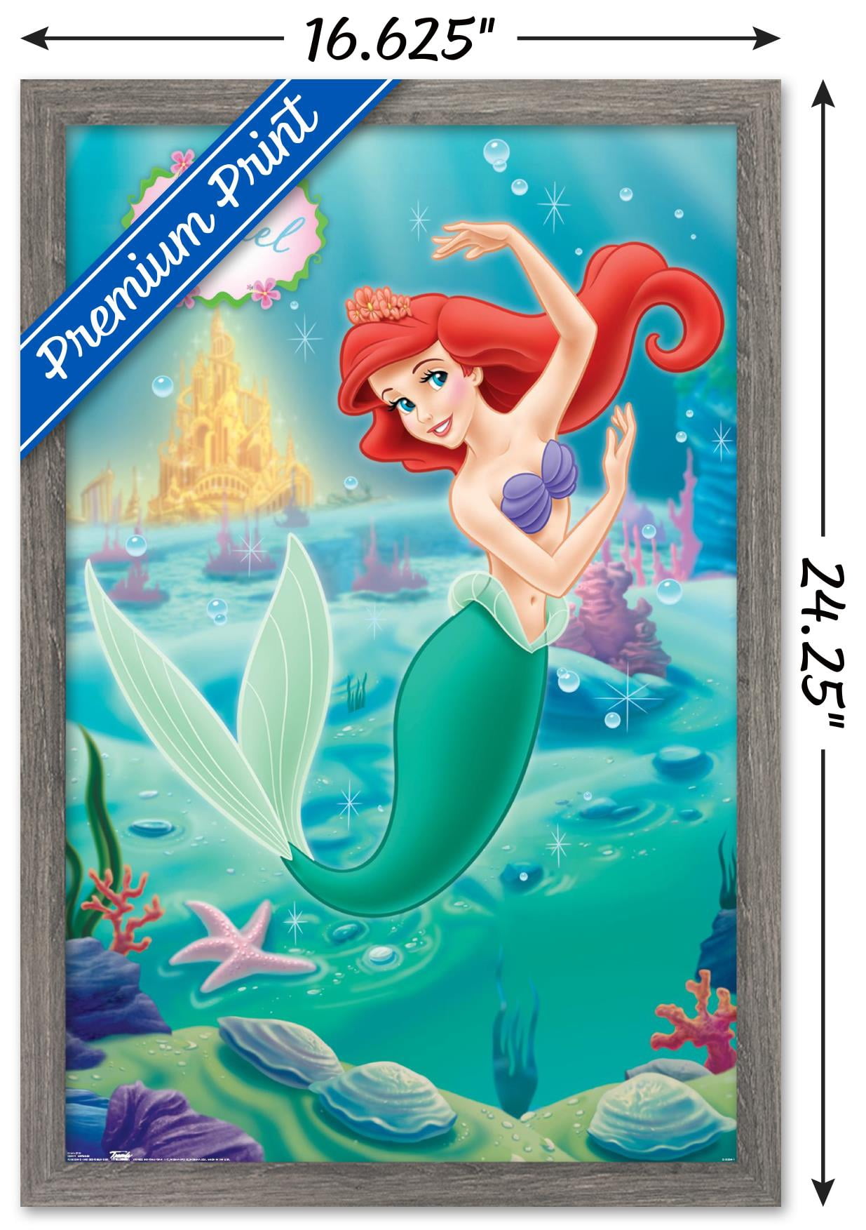 Disney The Little Mermaid - Ariel - Swimming Pose Wall Poster