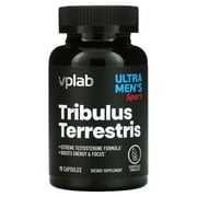 VPLab Tribulus Terrestris & Zinc Men's Sports Supplement, Testosterone Support, 90 Capsules