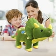 thumbnail image 3 of Green Green Dinosaur Plush Doll Toy Large Size Soft Stuffed Animal Gift, 3 of 4