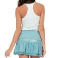 thumbnail image 4 of Lucky In Love Women's V-Neck Tennis Tank with Bra, 4 of 4
