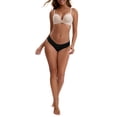 thumbnail image 2 of INSPIRE CHIC 3 Layers Leak Proof Briefs for Women's Cotton Mid-Waisted Elastic Waistband Underwear S Black, 2 of 4