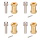 thumbnail image 1 of 4PCS 20mm Rueda de extensión Hex Drive Hubs Cobre Amplificador Juego de adaptadores Compatible con A Abody 20 mm, 1 of 6