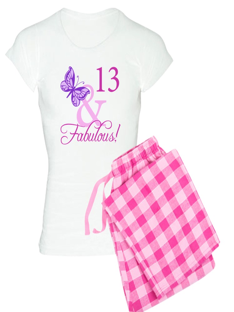 CafePress Fabulous 13Th Birthday For Girls Women's Light Paj Women