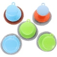 thumbnail image 1 of 5 Sets Stainless Steel Cleaning Balls with Handle for Kitchen Use Plastic and Rust-Free, 1 of 8