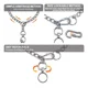 thumbnail image 2 of Collares De Cadena Para Perros Collar De Metal De Acero Inox, 2 of 7