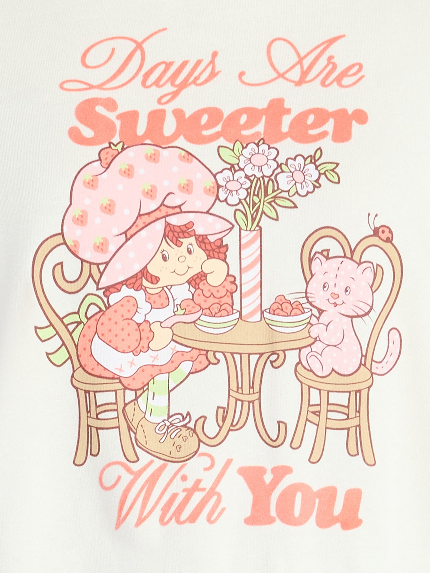 Strawberry Shortcake Women's Days Are Sweeter Graphic Hoodie, Sizes XXS-XXL