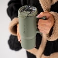 thumbnail image 5 of HydroJug Coffee Traveler 20 oz - Leak-Resistant, Ceramic-Lined Insulated Travel Coffee Mug for Hot or Cold Drinks with Flip Lid, Courtyard, 5 of 6