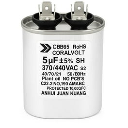 Lennox 89M77 - 100335-09, Dual Run Capacitor, 40/5 MFD, 440V