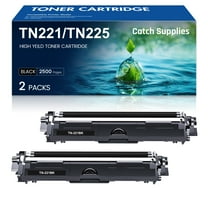 TN221 Black Toner Cartridge Replacement Compatible for Brother TN221 TN225 Toner to Use with MFC-9130CW HL-3170CDW HL-3180CDW MFC-9340CDW MFC-9330CDW (2 Pack)